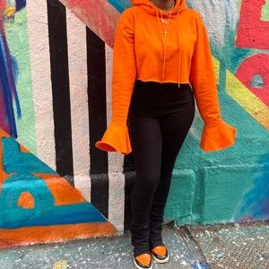 Custom women’s hoodie.